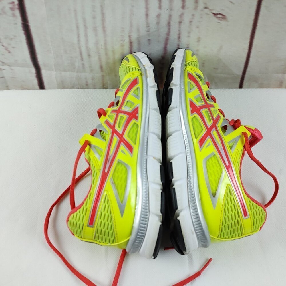 Asics Womens Gel Blur 33 T2H8N Yellow Pink Running Shoes Sneakers Size 9 - Picture 10 of 11